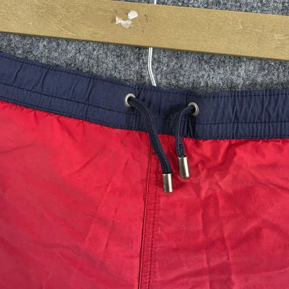 CH Carolina Herrera Swim Trunks Shorts Men Medium Red Lined Resort Beach Pool